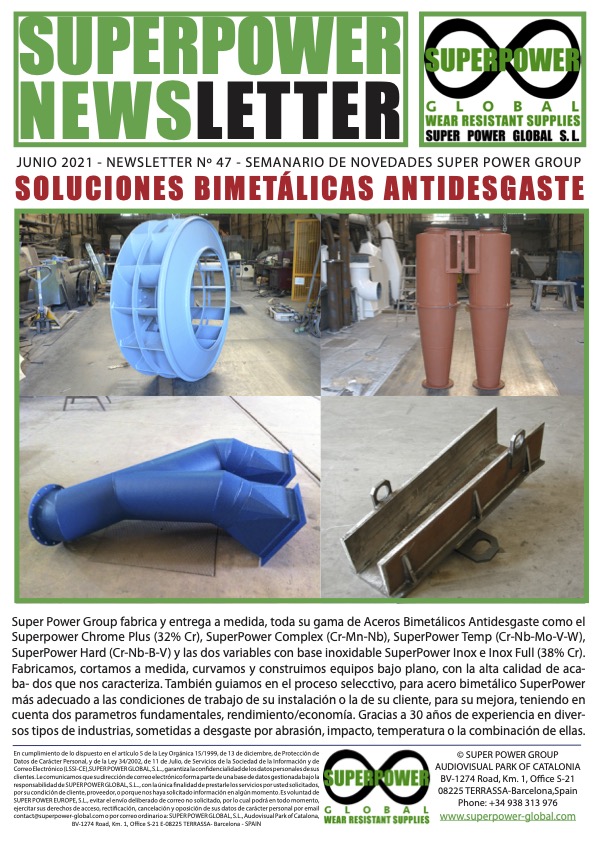 Nº 47 – Soluciones Bimetálicas Antidesgaste