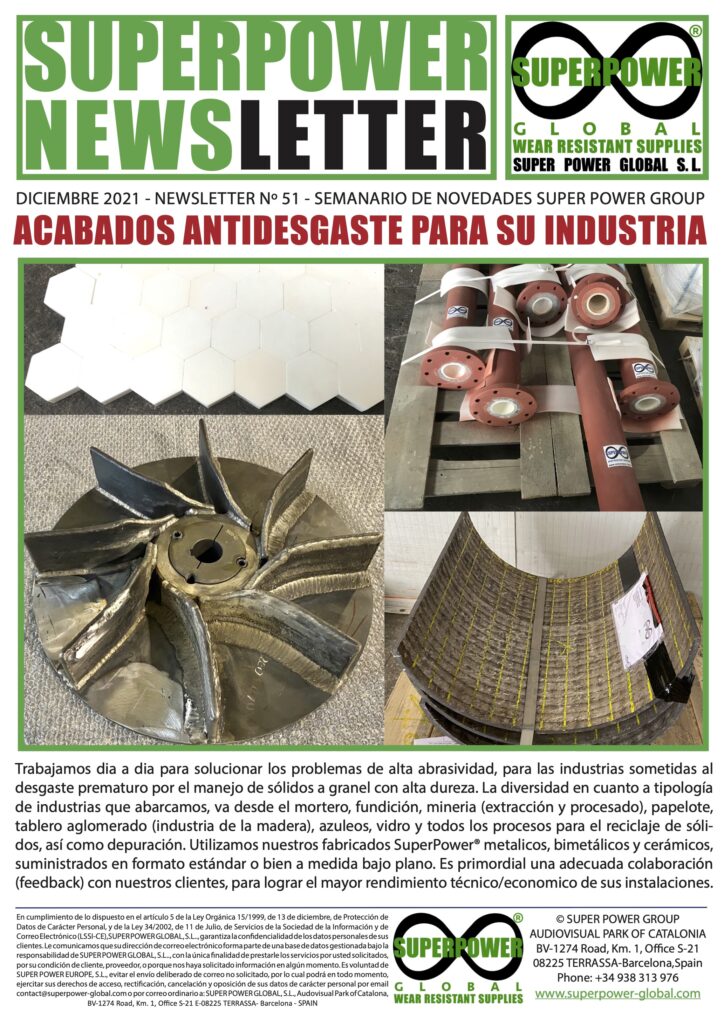 Nº 51 – Acabados Antidesgaste para su Industria